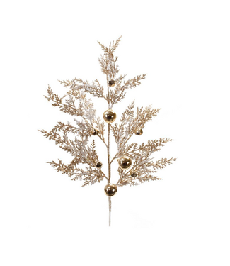 34"H Sleigh Bell and Pine Spray