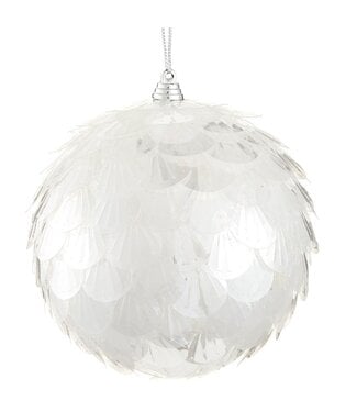 5” Bangle Ball Ornament Iridescent