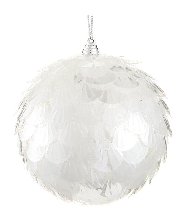 5” Bangle Ball Ornament Iridescent