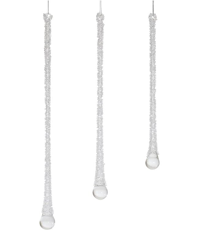 Icicle Drop Hanging Ornament