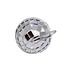 1.25" Petite Treasures Mirrored Disco Ball Glass Ornament - Sold as a Set