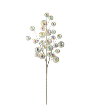 Iridescent Ball Ornament Spray