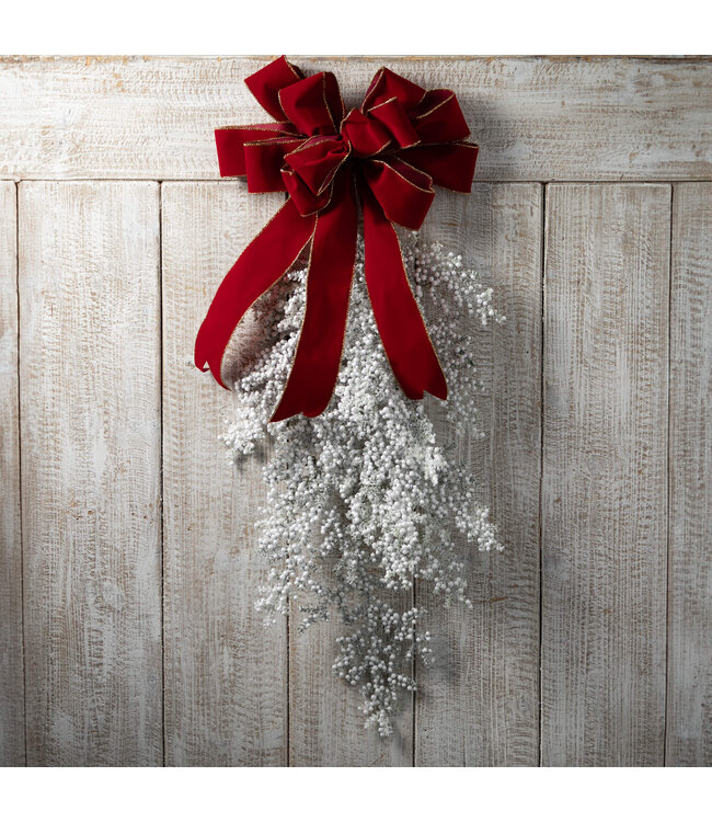 Frosted Juniper Berry Swag