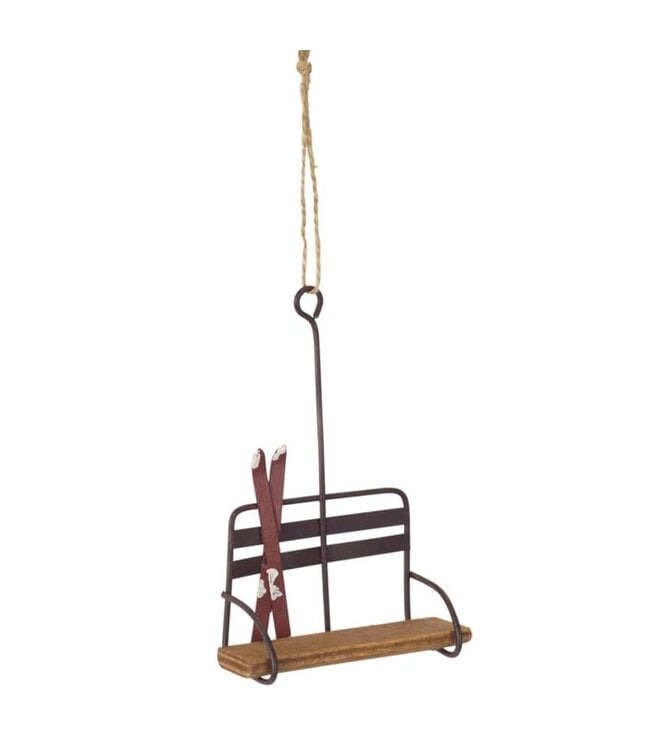 Ski Chair Lift Ornament