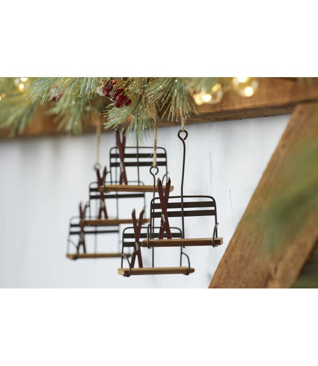 Ski Chair Lift Ornament