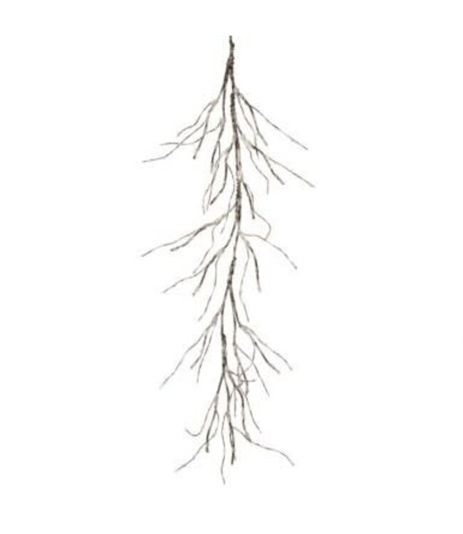 48” Snow Covered Frosted Birch Garland