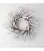 Flocked Pine Twig Wreath