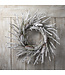 Flocked Pine Twig Wreath