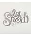 Let It Snow Wall Decor