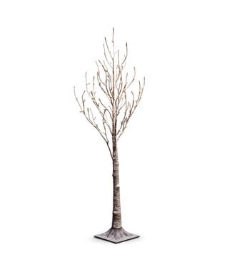 4.5’ Lighted Snowy Tree