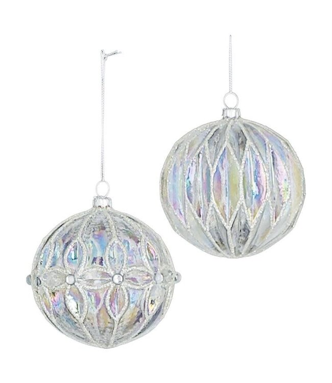 4.5” Pleated Ornament