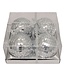Mirrored Disco Ball Glass Ornament - Sold as a Set