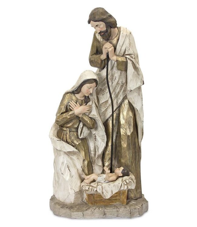 27.5"H Holy Family Resin