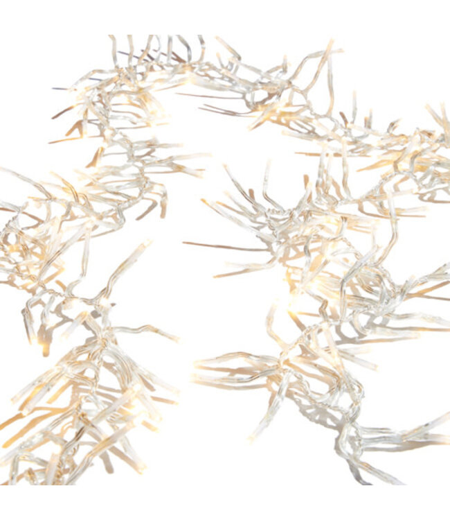 10' Cluster Glnd Clear Wire W/300 W