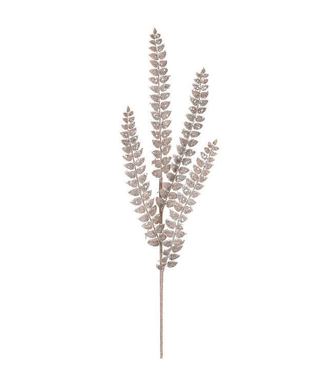 32” Sequin Fern Spray Champagne