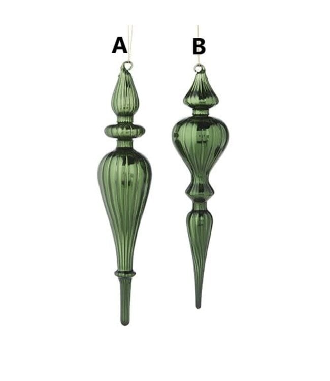 Green Finial Ornament