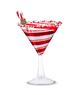 Ec 6" Peppermint Christmas Cocktail Ornament