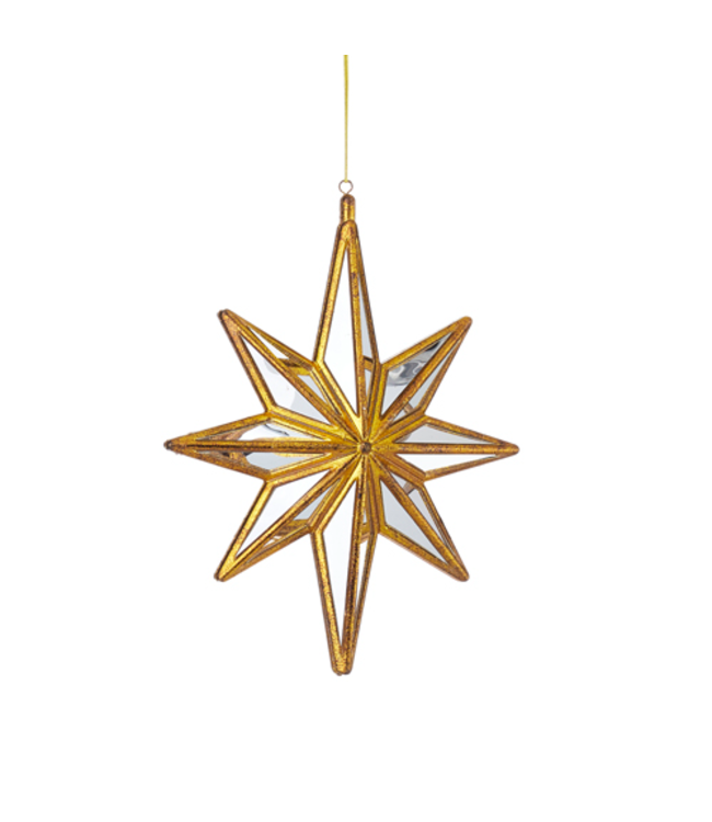 10.5" Mirrored Star Ornament