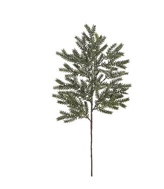 33" Iced Cedar Hanging Spray