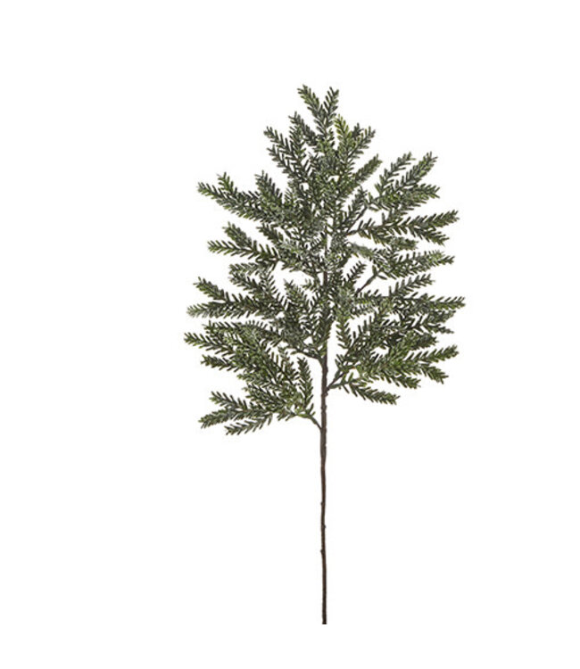 33" Iced Cedar Hanging Spray