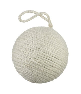 6" Knit Ball Ornament
