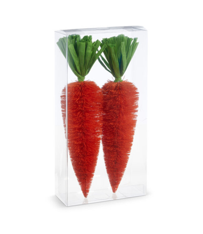 14” Box of Bottle Brush Carrots