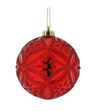 130MM VP Mercury Glitter Floret Ornament