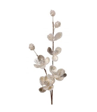 35" Crystal Encrusted Magnolia Stem