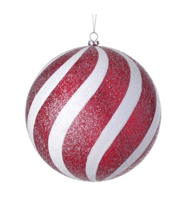140mm Iced Candy Ball Ornament