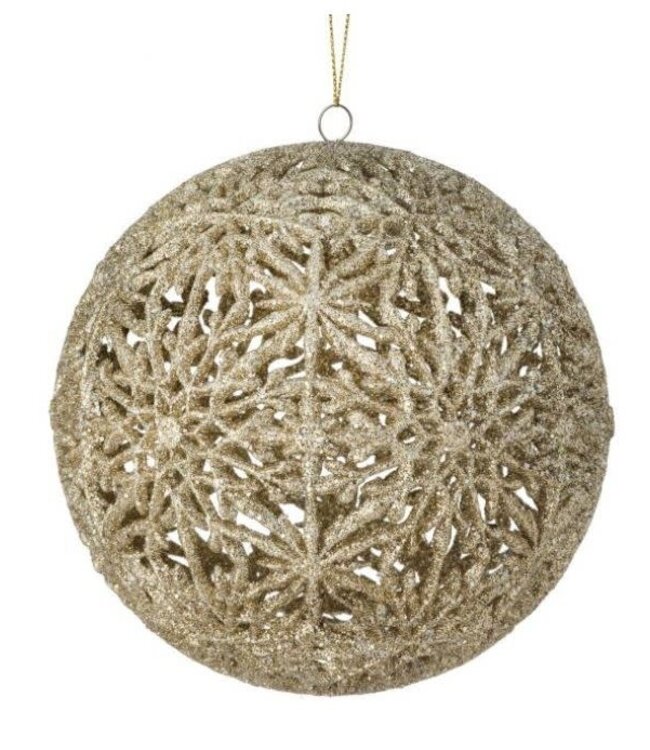 150mm Snowflake Hollow Ball Ornament