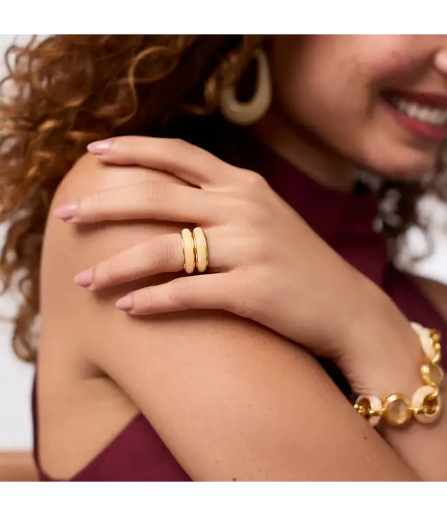 JULIE VOS Carnaby Duet Ring