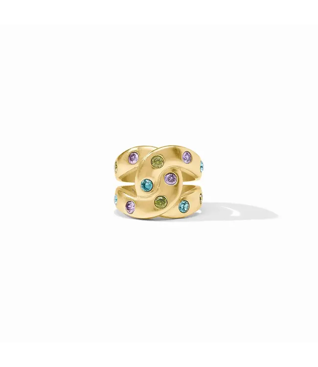 JULIE VOS Rainbow Infinity Ring