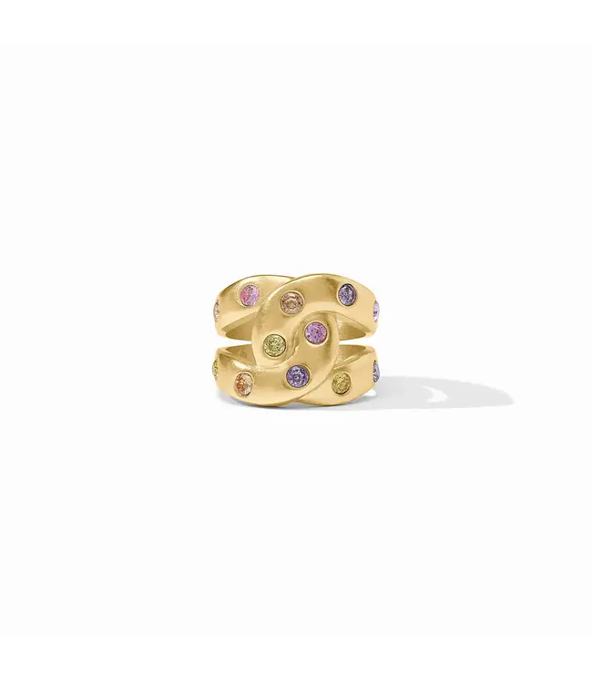 JULIE VOS Rainbow Infinity Ring