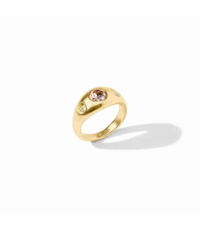 JULIE VOS Rainbow Signet Ring