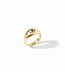 JULIE VOS Rainbow Signet Ring