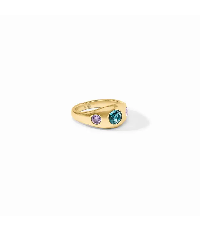 JULIE VOS Rainbow Signet Ring
