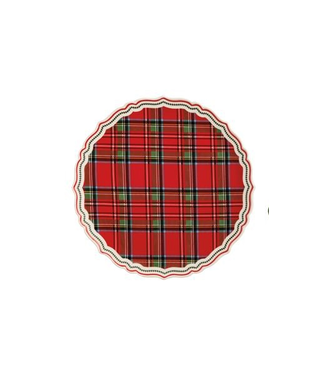 Tartan Round Platter