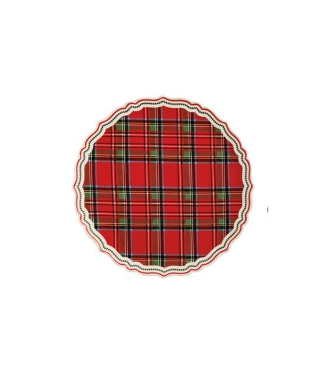 Tartan Round Platter