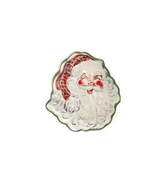 Tartan Santa Platter