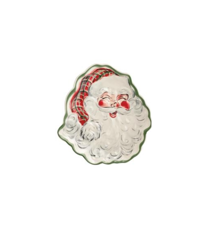 Tartan Santa Platter