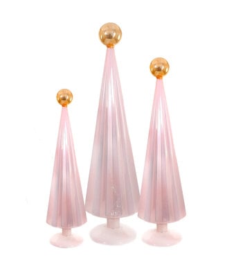 Pleated Tree-Light Pink Gold