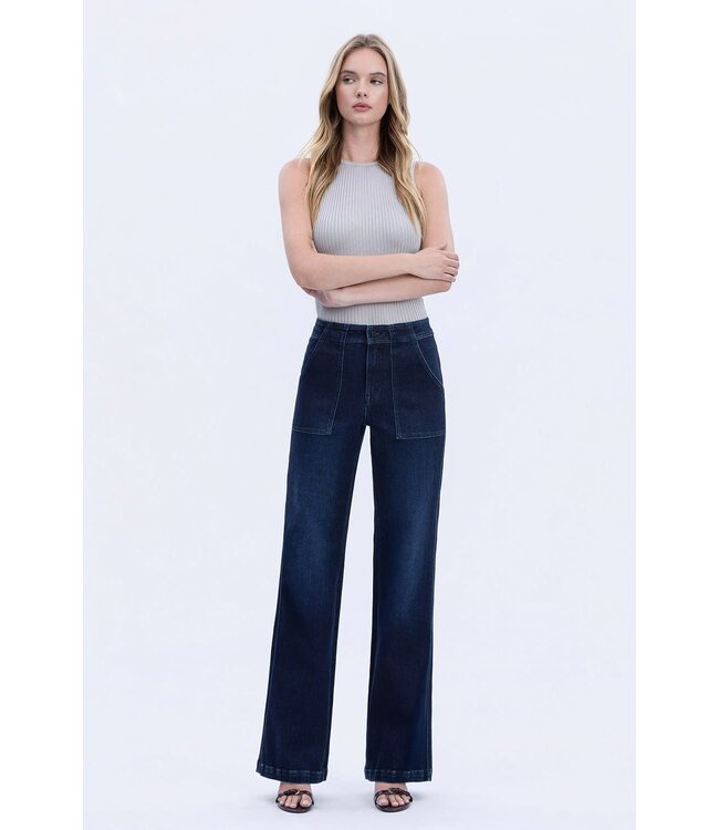 Zoey Super High Rise Full Length Vintage Flare Jeans