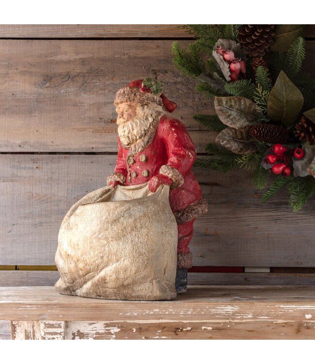 Vintage Santa With Bag