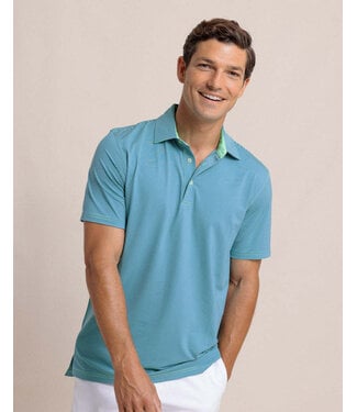 Peter M SS Brrreeze Meadowbrook Stripe Polo