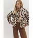 Patricia Leopard Pattern Quilted Jacket