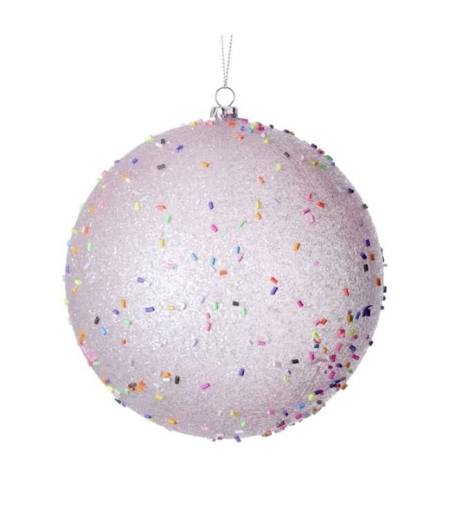 140mm Candy Sprinkle Ball Ornament