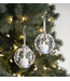 Luxury Lite Glass Holly Ornaments