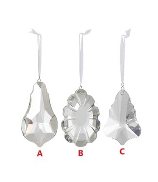 Crystal Drop Ornament - Sold Individually