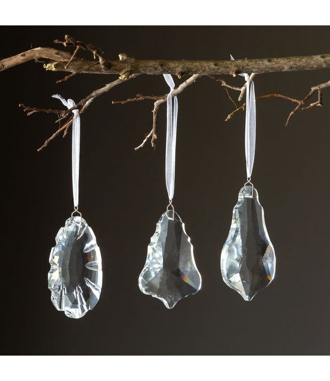 Crystal Drop Ornament - Sold Individually