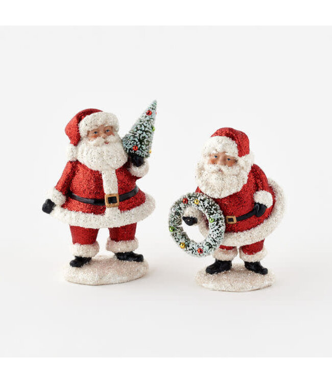 Red Glitter Santa